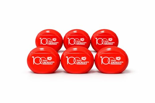 LACALUT Dental Floss Waxed – Compact Round Dispenser for Daily Oral Care – Strong & Gentle Floss for Plaque Removal Between Teeth – Travel Size – 100 Years Limited Edition Packaging PACK OF 6