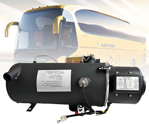 Hydronic Coolant Heater 10kW/16kW/30kW, Dual Voltage 12V/24V Diesel Water Heater, Liquid Fuel Engine Preheater for Heavy Trucks, Caravans, Buses with Low Fuel Consumption 16KW-24V