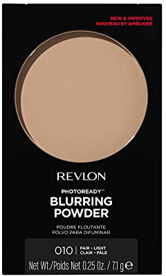 Revlon PhotoReady Blurring Face Powder Makeup, Longwear, Light-Medium Coverage with Flawless Finish, Shine & Oil-Free, 010 Fair Light, 0.25 oz