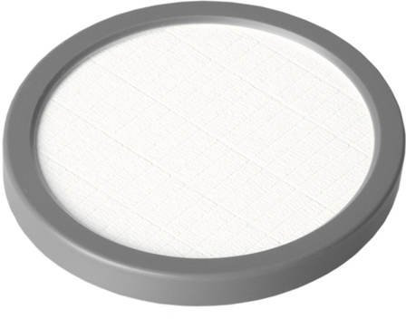 GRIMAS Cake Make Up, Weiß 001, 35 g, leicht aufzutragendes hochwertiges Basis Make-Up, ideal geeignet auch für Visagie und als Grundierung, trocknet schnell wischfest, auf Wasserbasis