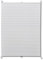 vidaXL Plissee 110x100cm Weiß Klemmfix Faltrollo Jalousie Plisseerollo Rollo