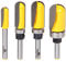 yonico 14460q 4 Bit Runde Nase Router Bit Set, Dekolleté 1/4-Zoll-Schaft