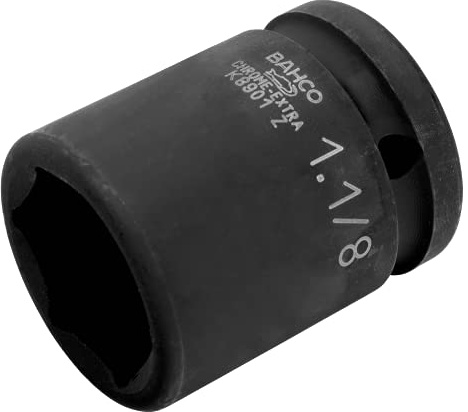 Bahco K8901Z-1.5/8 Hexagon Socket, Black, 3/4-1 5/8-Inch