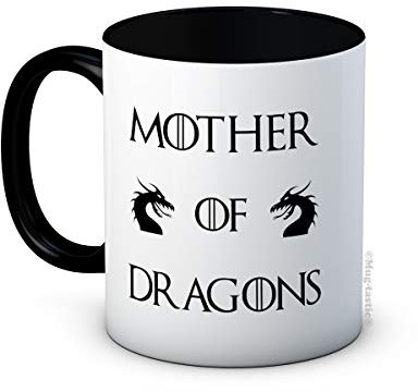 mug-tastic Mother of Dragons - Game Of Thrones - Taza De Café De Cerámica
