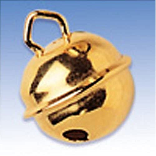 KnorrPrandell 8605602 Metallglöckchen, 9 mm Durchmesser, goldfarben
