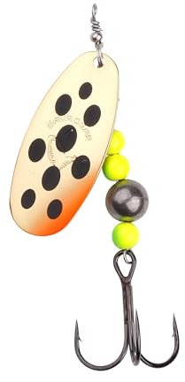Savage Gear Caviar Spinner, Hechtköder, Angelköder, Kunstköder, Barschköder, Zanderköder, Köder für Hecht, Zander, Barsch, Forellenköder, Barschspinner, Forellenspinner, Hechtspinner, Farbe:Firetiger, Größe / Gewicht / Packungsinhalt:Gr. 3 / 9.5g