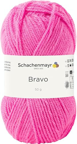 Schachenmayr Bravo 9801211-08305 candy Handstrickgarn, Häkelgarn