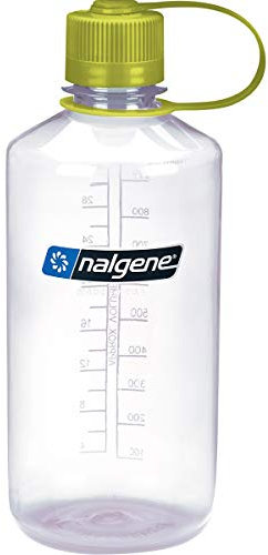 Nalgene Narrow Mouth Sustain Tritan 50% Recycled Bottle - Titan/Green, 1L