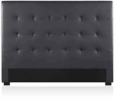 INTENSE DECO Tête de lit capitonnée Premium 160cm Noir