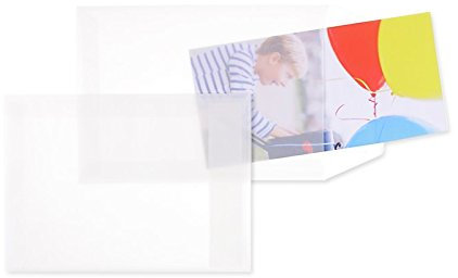 Transparent-Versandtaschen | Premium | 162 x 229 mm (DIN C5) Weiß (100 Stück) mit Abziehstreifen | Briefhüllen, Kuverts, Couverts, Umschläge mit 2 Jahren Zufriedenheitsgarantie