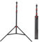 LENCARTA® Professional Tripod Light Stand 2.65 m / 104 inches | Aluminium Air Damped Photography Stand, Height Adjustable, Foldable and Portable Sturdy Tripod Stand, Matte Black for Studio Lighting