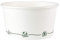 BIOZOYG Coppette Monouso Universali Sostenibili di Cartone per Gelati, Dessert, Finger Food, Antipasti, Snack I 25 Coppe Alimentari bianche con Icone 300ml / 12oz I Vaschette rotonde compostabili