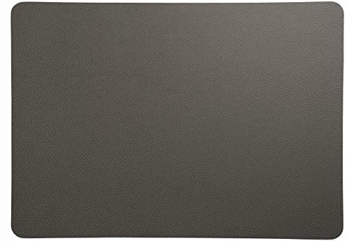 ASA Leder Tischset, PVC, Rough Graphit, 46cm
