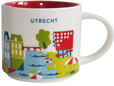 Starbucks Utrecht Mug YAH You are here Collection - 14 fl oz / 414 ml