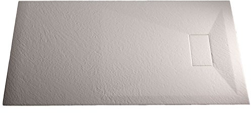 Grg Duschwanne 70x120x2,6 cm Weiß Stein-Effekt Mod. Strong