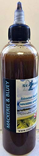searigs Sea Fishing - Extract Oil system Black Lugworm, Crab, Mackerel and Bluey, Squid and Cuttlefish, Prawn and Crab, Rag worm, Cod, Bass,Sole, Conger (Mackerel & Bluey)
