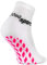 Rainbow Socks - Fille Garçon Chaussettes Antidérapantes de Sport - 1 paire - Blanc +Rose ABS - Taille 24-29
