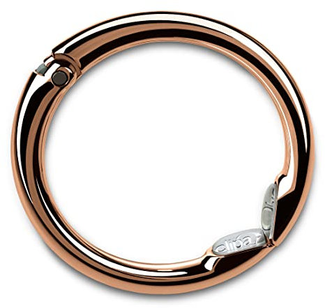 Clipa2 Handbag Hanger - The Ring That Opens into a Hook, Closes Automatically | Hangs Almost Anywhere in Just 10 mm of Space | Holds 15 kg Yet Weighs Only 47 g | 3 yr. Warranty | Polished Copper