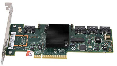 Kafuty Scheda Controller di STOCCAGGIO Raid a 4 Porte SAS da 6 GB per LSI, Supporto interfacce SATA/SAS Standard da 6 GB Supporto Disco Rigido SAS, Array Smart Card 9212-4i(modalità IT)