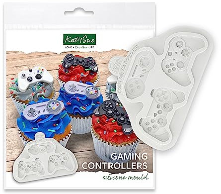 Katy Sue Silikonform für Gaming-Controller, zum Dekorieren und Basteln von Kuchen