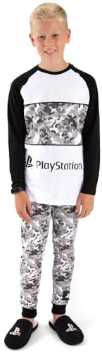 Playstation Pyjamas Jungen Spiel Camo PJs Lange Möglichkeiten 11-12 Jahre