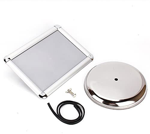 Telituny Posterständer-Bodenständer Halten Poster Aluminium Snap/Frame Menühalter Clipboard Display A4