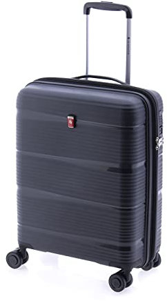 Gladiator 0810 Kabinentrolley aus Polypropylen, 50 cm, 4 Doppelrollen, Reißverschluss und TSA, Mehrfarbig (Mehrfarbig), Sport