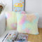 OYIMUA 2er Set Kissenbezüge 40x40 Bunt Flauschige Deko Kissenhülle Kunstpelz Kuschelkissenbezug Dekorative Kuschelig Kissen Plüsch Zierkissen Kissenbezug Plüschkissen Couchkissen Sofakissen