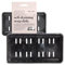 Kitsch Soap Dish for Shower - Self Draining Bar Soap Holder for Shower Recycled Plastic Soap Saver for All Soap Sizes | Soap Dishes for Bar Soap | Soap Tray for Bathrooms, Black