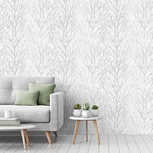 Okydoky Treetops Wallpaper, Waterproof Decorative Vinyl Self-Adhesive Wallpaper, Peel and Stick Wallpaper for Home and Office Decoration(18071-3M)