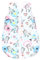 TupTam Schlafsack Baby - Wärmender Ganzjahresschlafsack 2.5 TOG, OEKO-TEX, Ärmellos, Farbe: Einhorn Rosa/Blau, Größe: 104-110