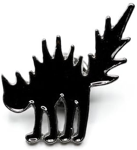 Miniblings Katzen Brosche Pin Haustier Kätzchen Katze Zacken Buckel - Origineller Modeschmuck I Anstecknadel Button Pins