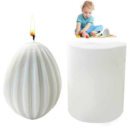 Kerzen Silikonform Ostern, 3D Silikonform Hase, Gießform Ostern Kaninchen Silikonformen, Kerzenform Silikon Für Diy Seife, Kerzen, Keks, Schokoladenkuchen, Silikonform Ei Haus Dekoration