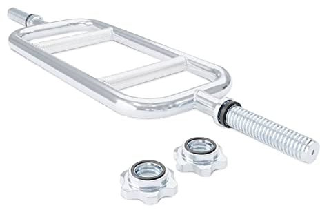K-Sport: Trizepsstange mit Sternverschlüssen | 9 kg Trizeps Hantelstange mit gerändelten Griffen | Rahmenhantel ø 30mm | bis 150kg belastbar | ideal für dein Home Gym
