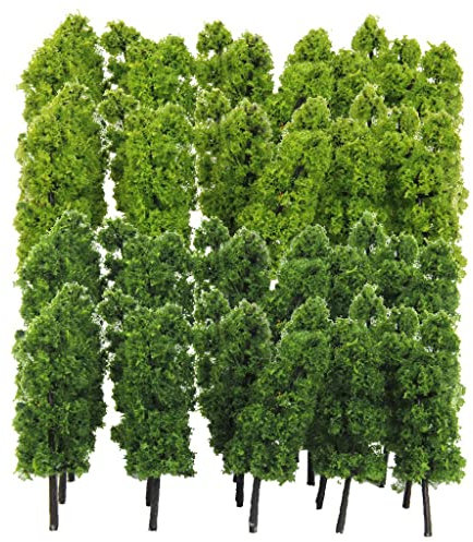 BESSTUUP Lot de 40 arbres modèle N échelle DIY paysage train