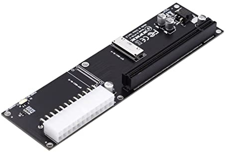 Chenyang Oculink SFF-8612 8X to PCIE X16 PCI-Express Adapter with ATX 24Pin Power Port for Mainboard Graphics Card