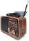 Radio Solar Vintage Bluetooth Am/FM Vintage 3 Bandas con MP3 USB BT TF Soporte para TELEFONO MOVIL