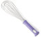 Lacor - 61591 - Batidor FIBREGLASS, Varillas Acero Inoxidable 18/10, Mango Ergonómico con Fibra de Vidrio, Color morado, Antialérgico, 30cm, Apto para el Lavavajillas
