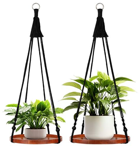 E-Know Makramee-Pflanzenhänger