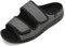 Pantoufles diabétiques pour femmes et hommes - Coupe extra large - Sandales de chirurgie - Chaussures de chirurgie - Sandales en mousse à mémoire de forme - Sandales réglables à bout ouvert - Sandales