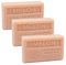 Label Provence Savon de Marseille – Französische Seife mit frischer Bio-Eselsmilch – Melonenduft – 125 g – Set mit 3 Stück