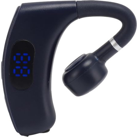 Cuffie Monoauricolare, Cuffie Multifunzione a Lunga Durata della Batteria per la Guida per Affari in Bicicletta (BLUE)