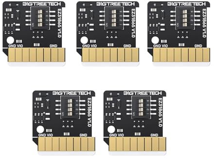 Bigtreetech 3D-Drucker-Erweiterungsmodul EZ31865 V1.0 mit Max31865-Chip, unterstützt PT1000 und PT100 Temperatursensoren mit 2/3/4 Drähten