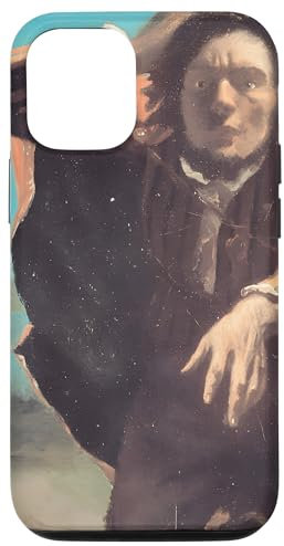 Hülle für iPhone 12/12 Pro Der Mann aus Angst verrückt gemacht von Gustave Courbet