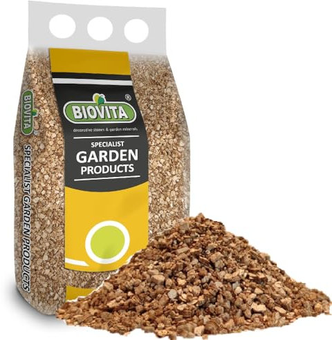 Vermiculit 5L- pH-neutral, ideal für die Keimung, das Wachstum von Pflanzen, Pilzen und Terrarientieren - Horticultural Vermiculite fein