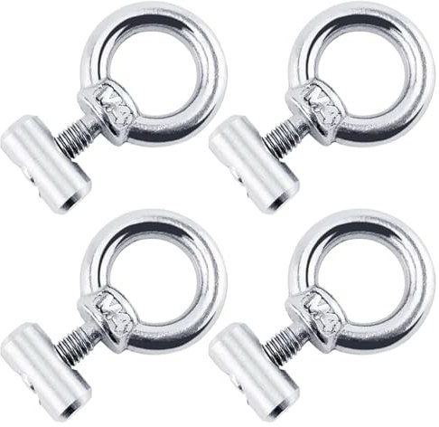 Geaanen 4 StüCk Kederschiene Kederstopper, Keder Stopper Kederleisten Haken, Haken FüR Kederschiene Vorzelt Stopper Edelstahl Kederhaken, Kederschiene ZubehöR FüR Caravan Wohnmobi Campervan.