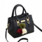 ZQUZEMS Umhängetasche Handtaschen Vintage -Geldbeutel Messenger Taschen Schulter -Cross -Body -Tasche-Schwarz
