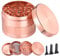 ORUZA Aluminium Herb Grinder with Pollen Catcher and Magnetic Top, Portable Dry Herb and Spice Grinder (55mm)