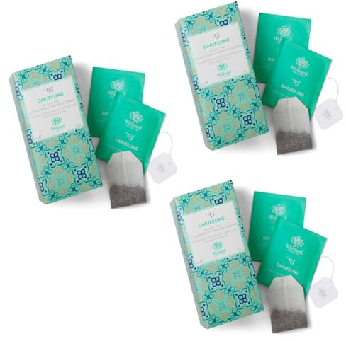 Whittard® | Thé Noir Darjeeling | Thé Noir Darjeeling Délicat Origine Himalaya - 3 x 25 Filtres (150 Gr)