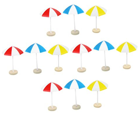 TOYANDONA Mini Sombrilla De Decoración De Micro Accesorios para Casas De Muñecas